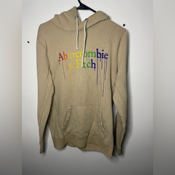 Abercrombie and Fitch melting, rainbow hoodie, size small - Picture 2 of 11